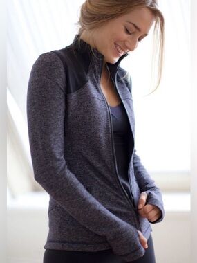 Lululemon Forme Jacket, Herringbone, Sz 6